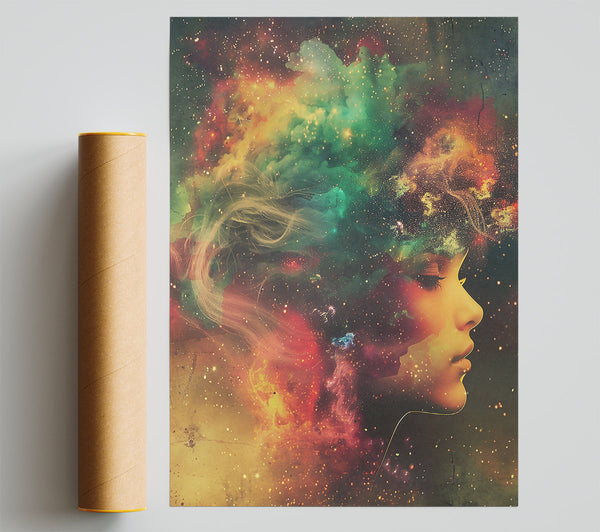 Emerald Stardust Dreams Giclee Print