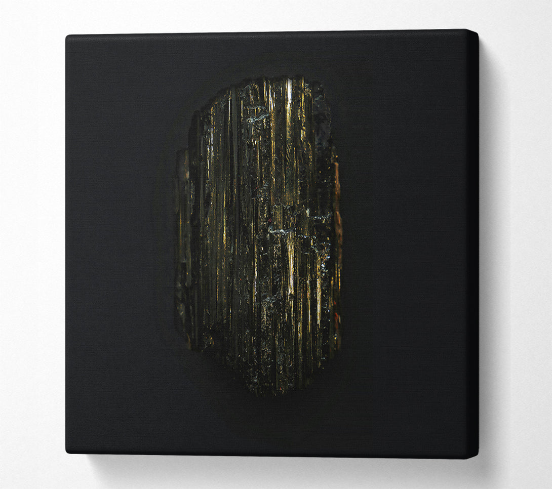  A Canvas Print of Black Gold Sheen Canvas Wall Art