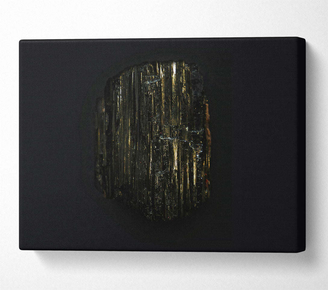  A Canvas Print of Black Gold Sheen Canvas Wall Art