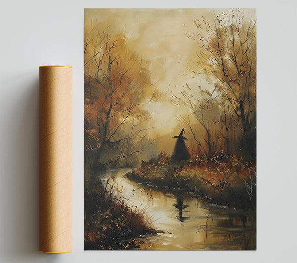 Golden Witch'S Path Print