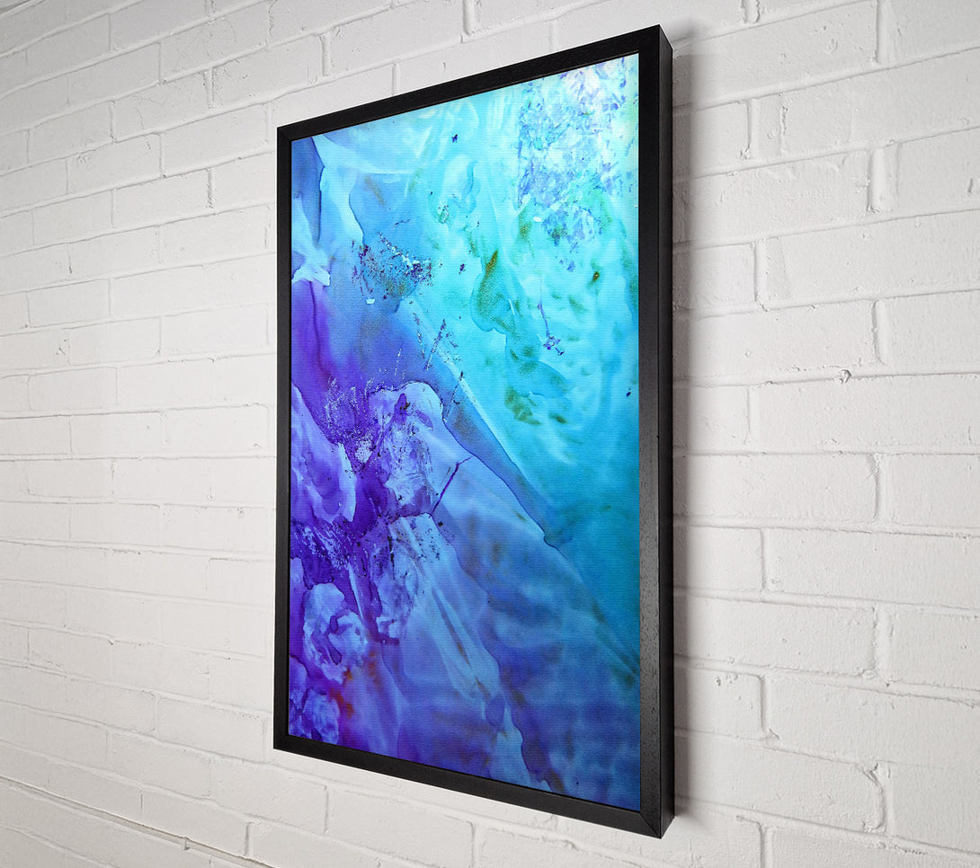  A Canvas Print of Azure And Violet Dreams Canvas Art