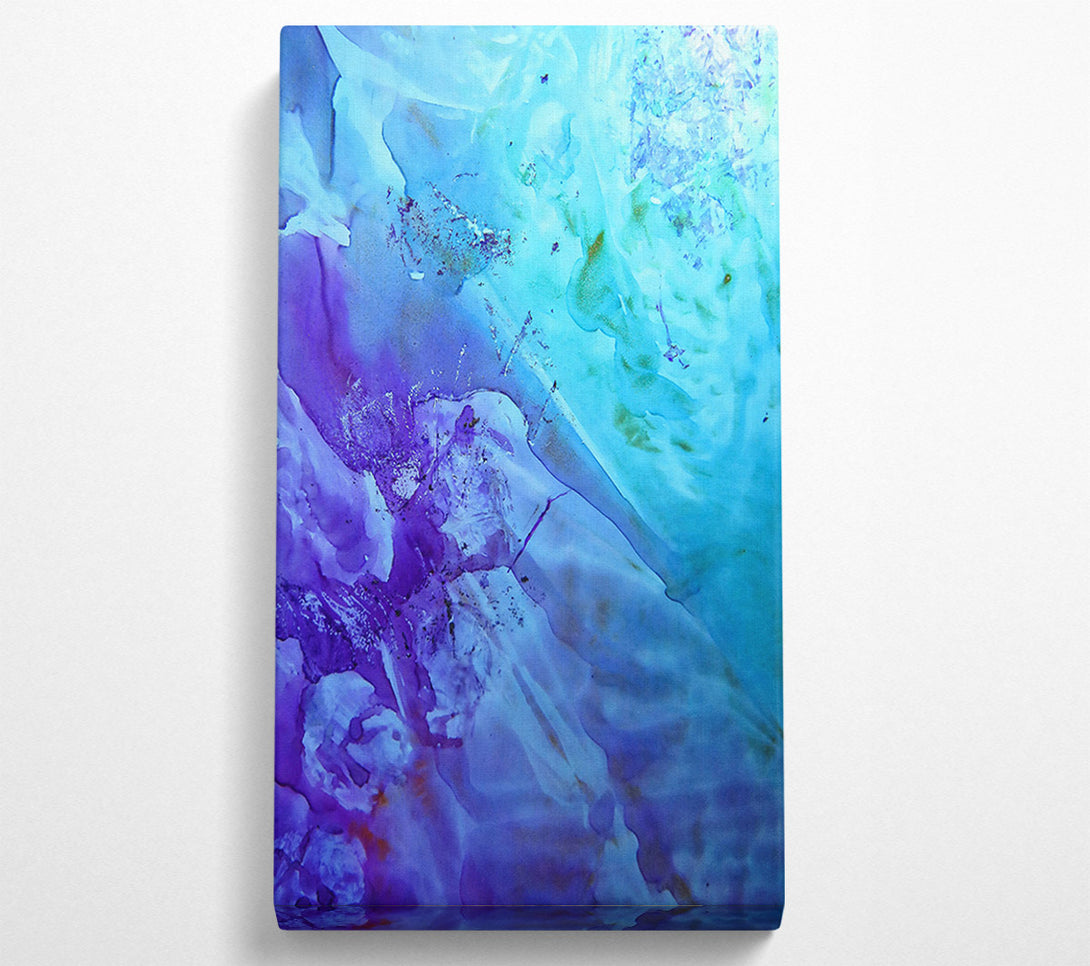  A Canvas Print of Azure And Violet Dreams Canvas Art