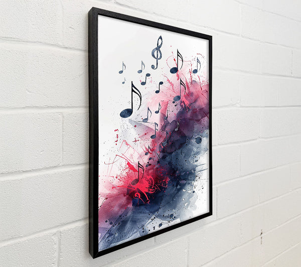 Crimson Music Notes