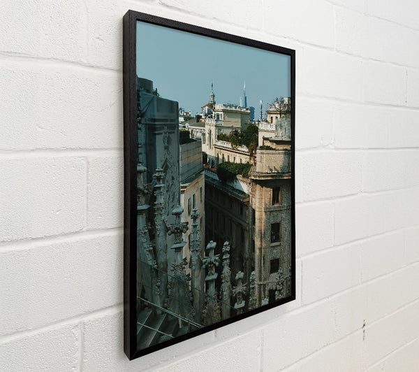Grey Stone Cityscape
