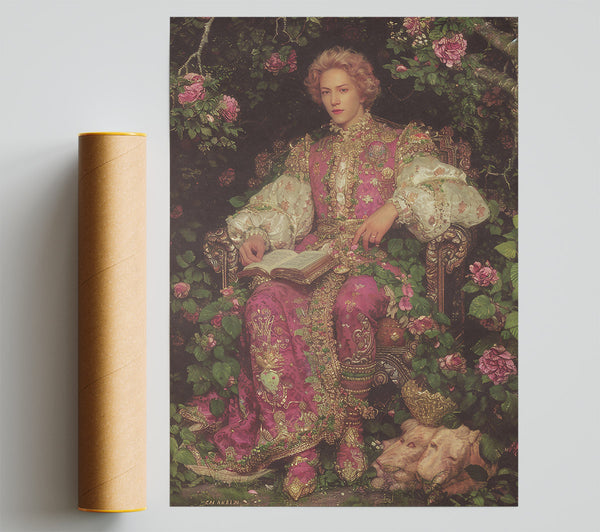 The Crimson Prince'S Garden Giclee Print