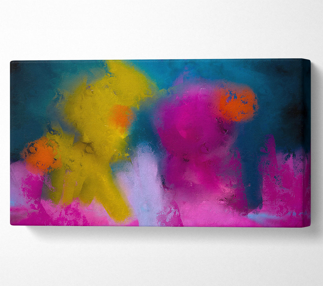  A Canvas Print of Fuchsia Abstract Dreamscape Canvas Art