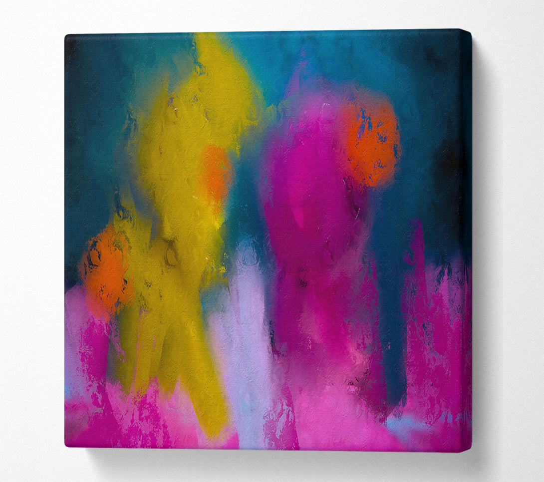  A Canvas Print of Fuchsia Abstract Dreamscape Canvas Art