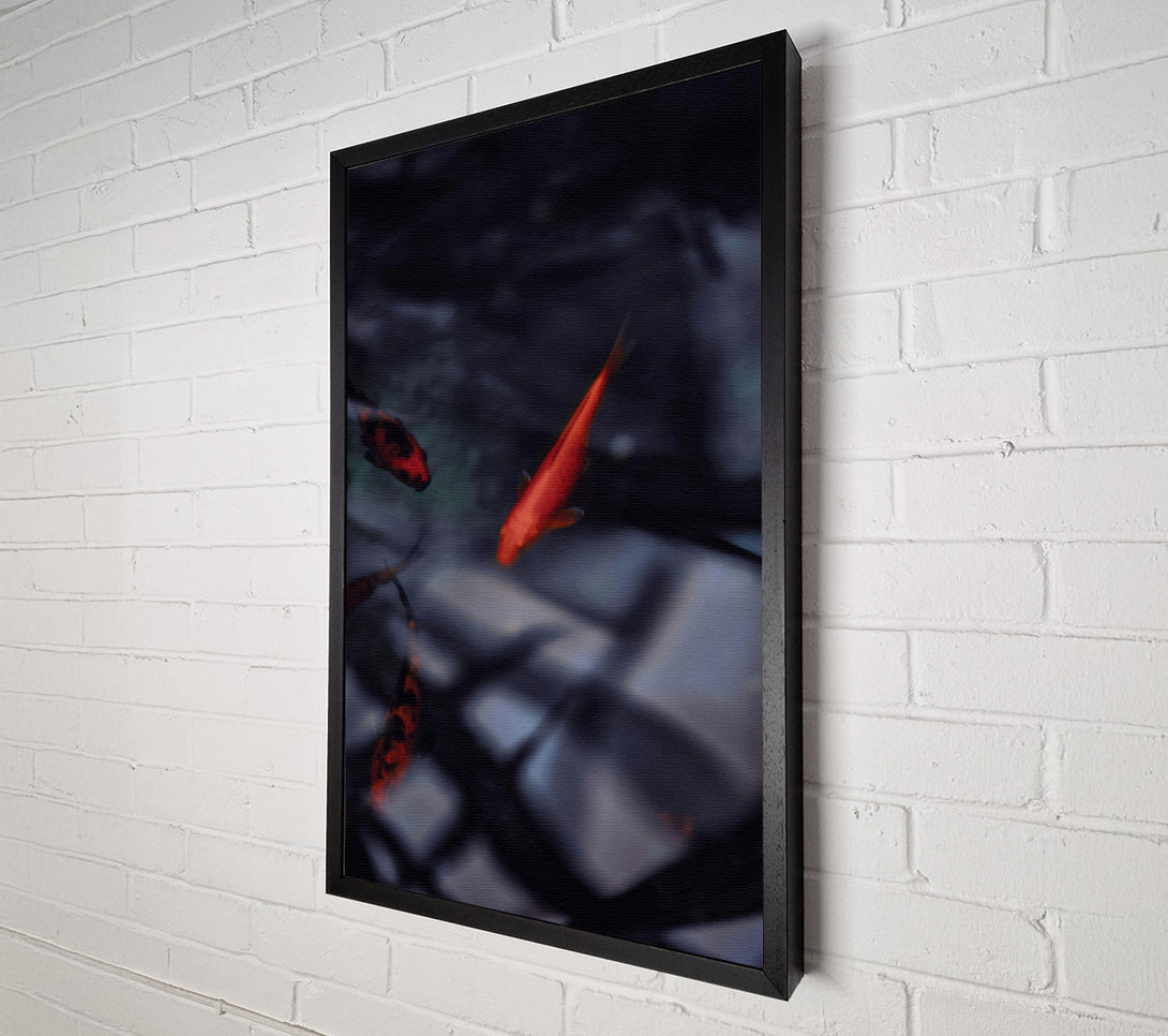  A Canvas Print of Crimson Fish Dreams Canvas Print