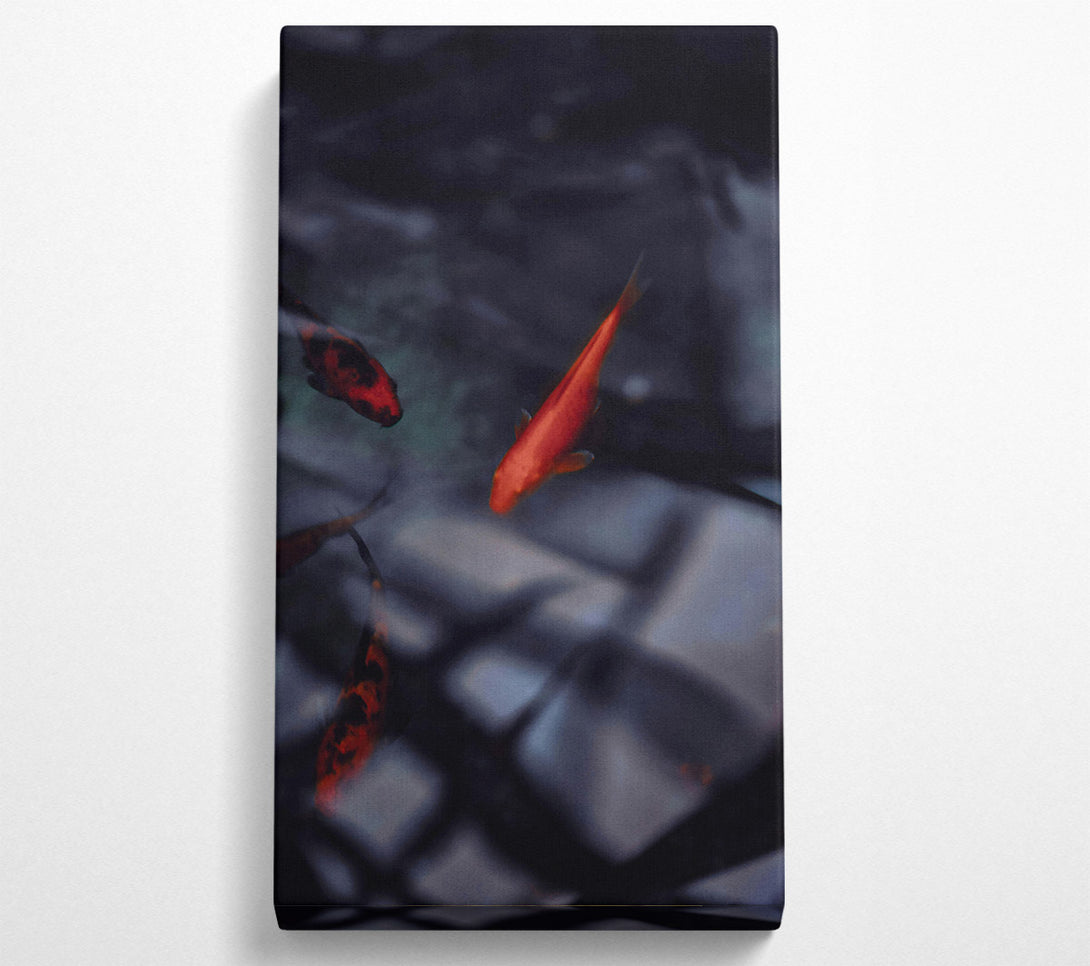  A Canvas Print of Crimson Fish Dreams Canvas Print