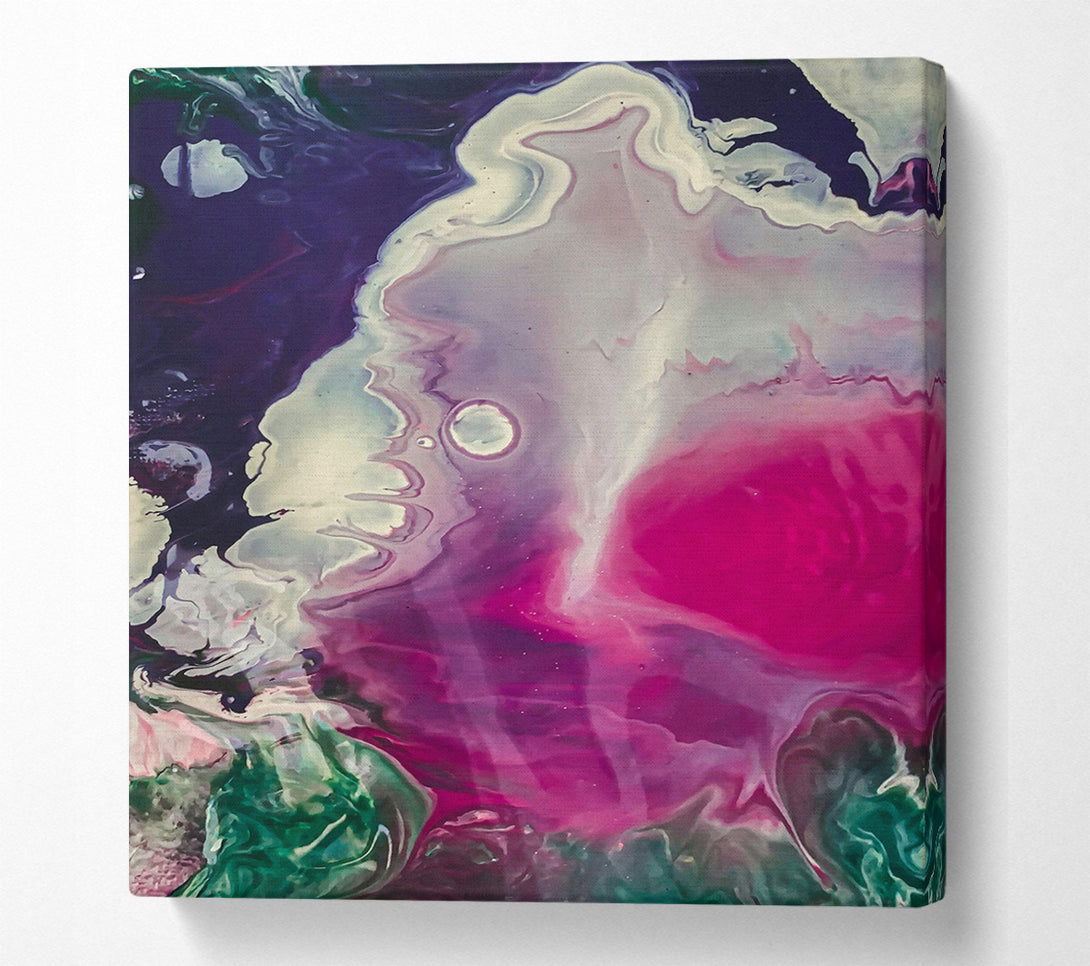  A Canvas Print of Magenta Swirling Dreams Canvas Art