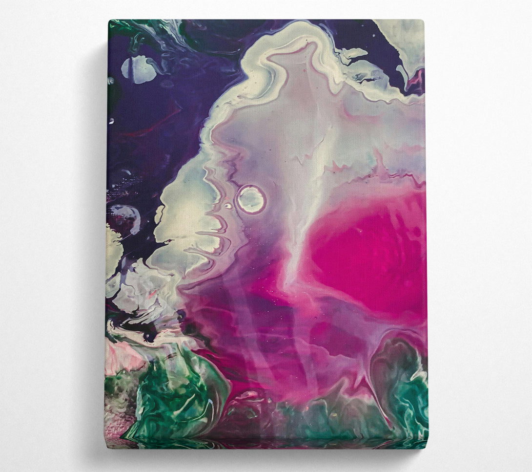  A Canvas Print of Magenta Swirling Dreams Canvas Art