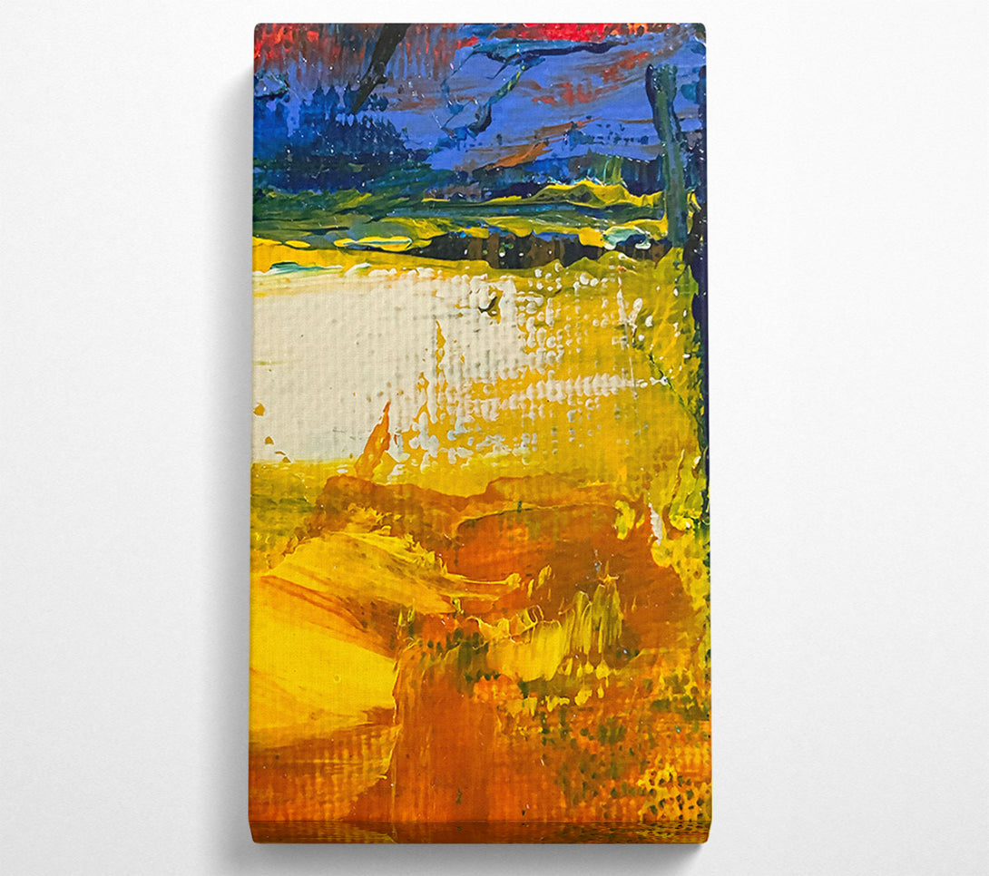  A Canvas Print of Golden Sunburst Landscape Canvas Print