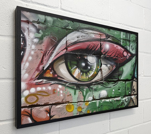 Green Eyed Urban Art