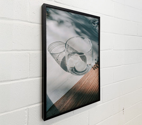 White Glass Reflection