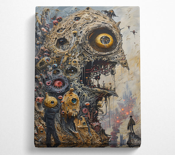  A Canvas Print of Golden Eye Of Ruin Canvas Wall Art
