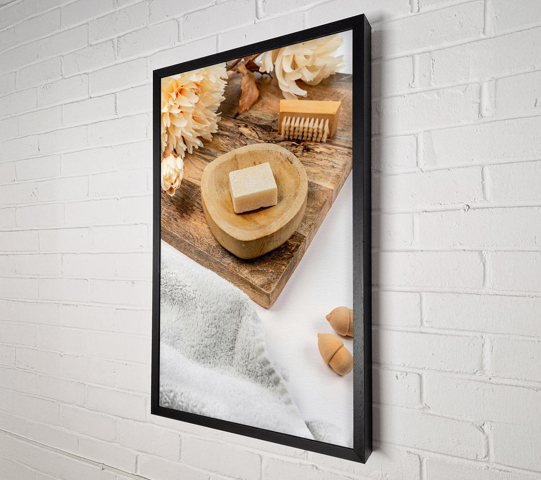  A Canvas Print of Creamy Wooden Dreams Canvas Print
