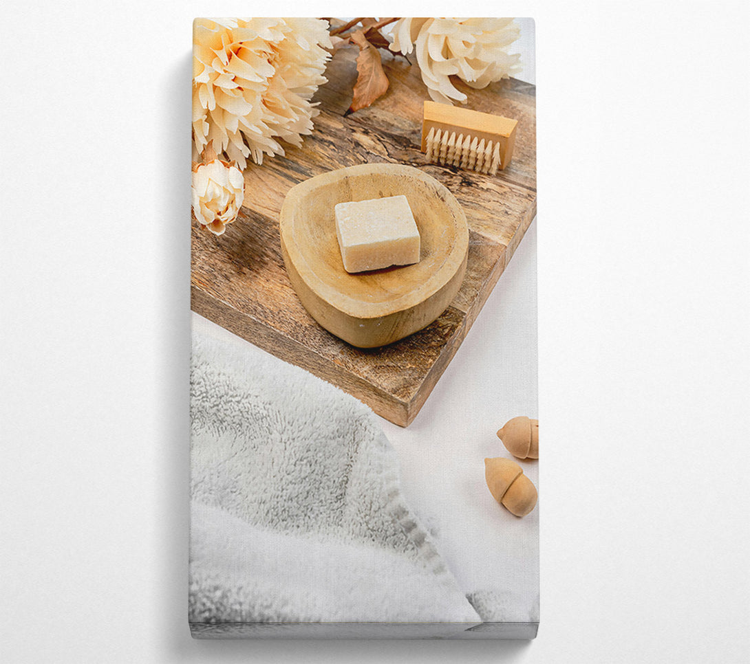  A Canvas Print of Creamy Wooden Dreams Canvas Print