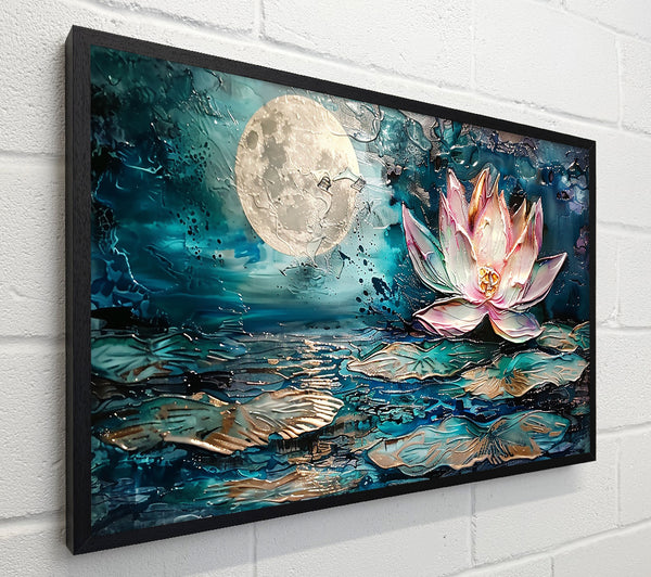 Teal Moon Lotus