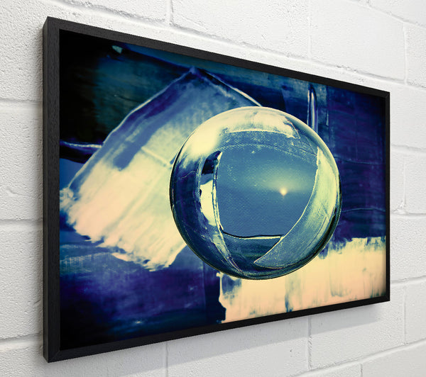 Blue Orb Reflection