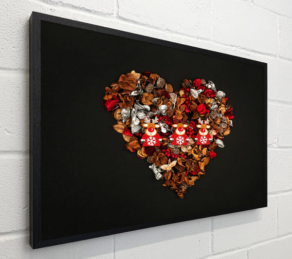 Red Reindeer Heart