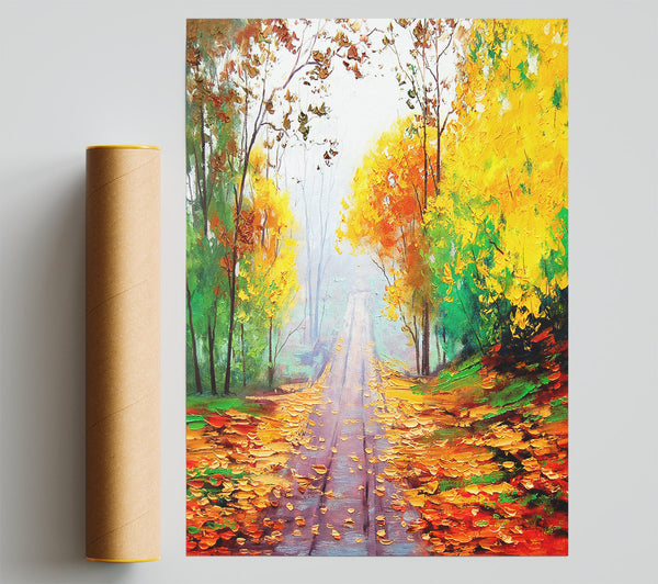 Autumnal Walk Print