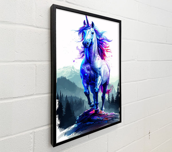 Blue Mystical Unicorn