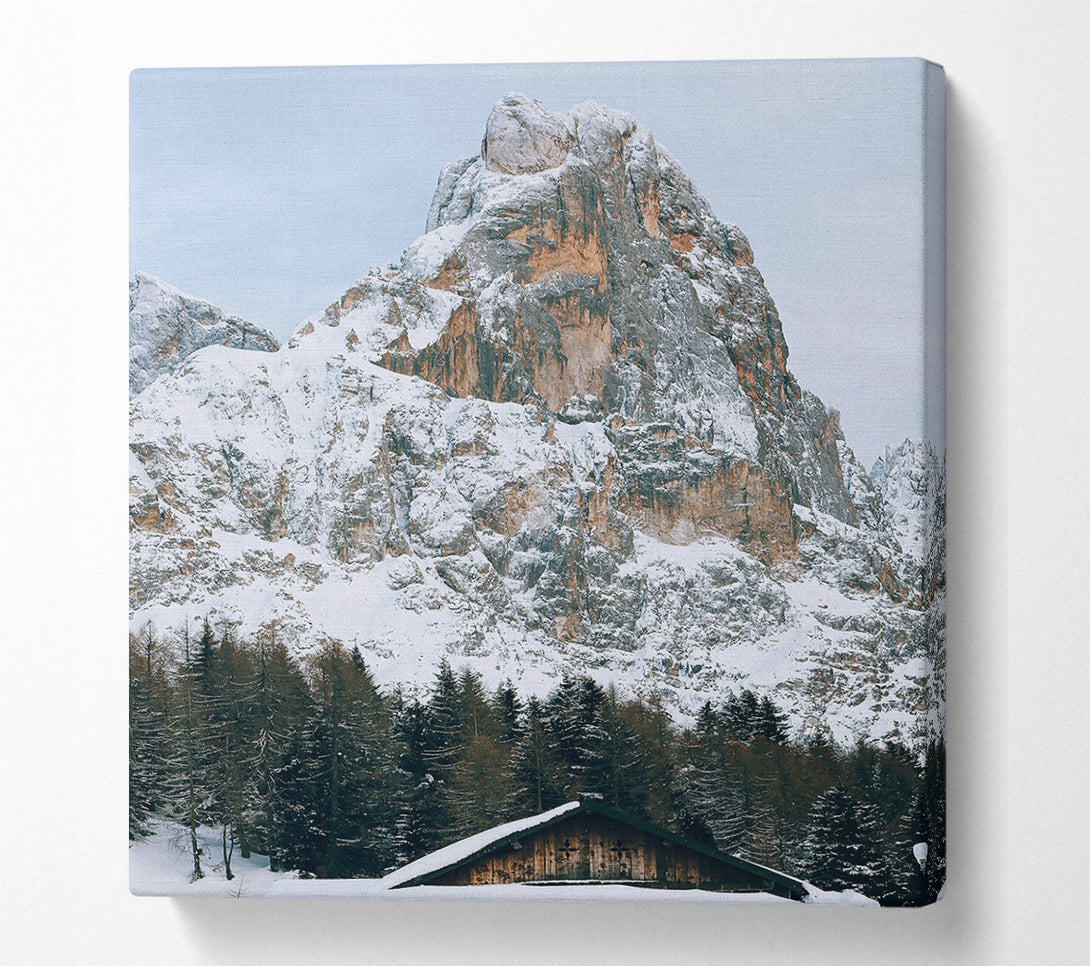  A Canvas Print of Brown Mountain Shadows Canvas Print