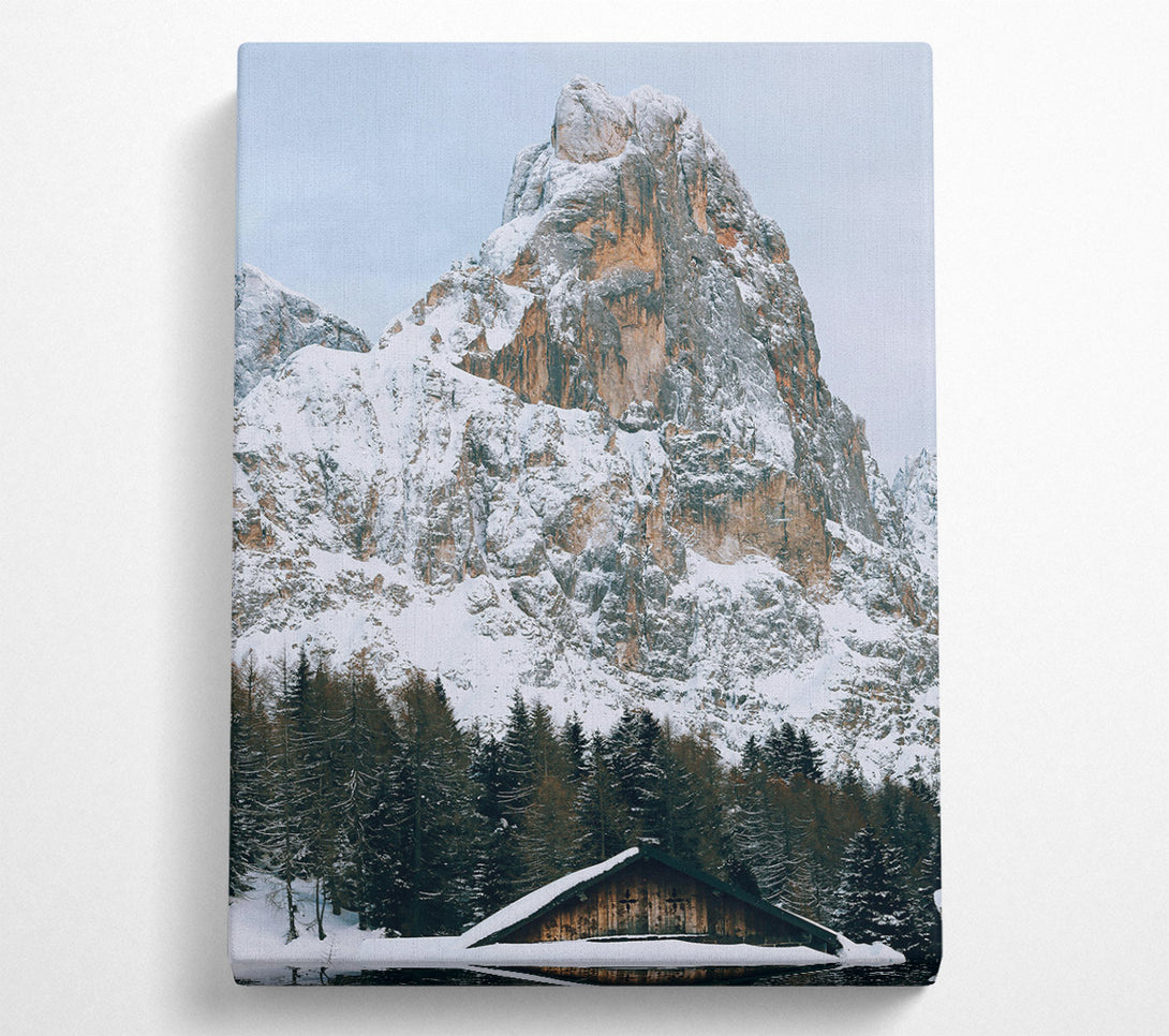 A Canvas Print of Brown Mountain Shadows Canvas Print
