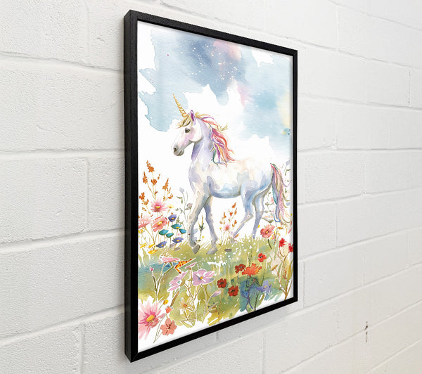Blue Sky Unicorn Dream