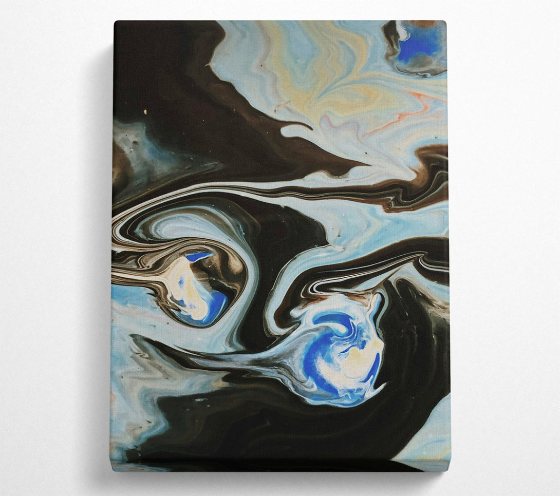  A Canvas Print of Blue Cosmic Dance Canvas Art