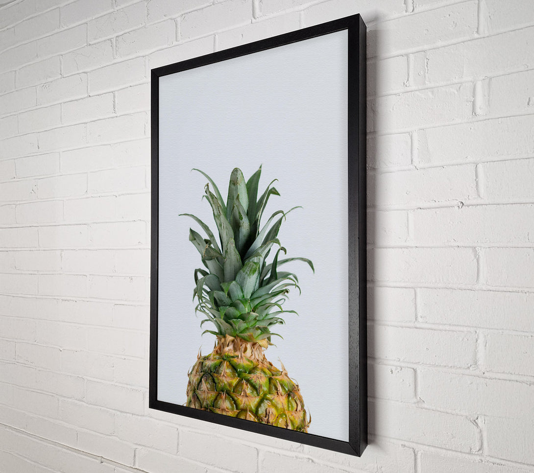  A Canvas Print of Green Pineapple Crown Canvas Print