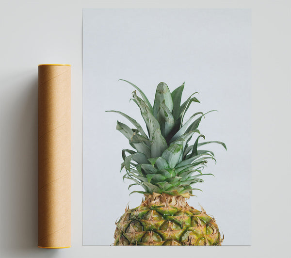 Green Pineapple Crown Print
