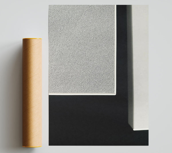 Grey Textured Surface Giclee Print