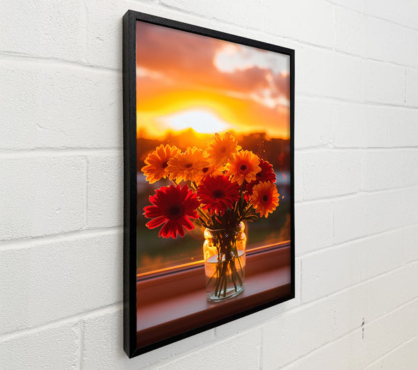 Red Sunset Blooms