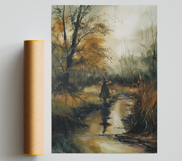 Golden Stream Witch Poster