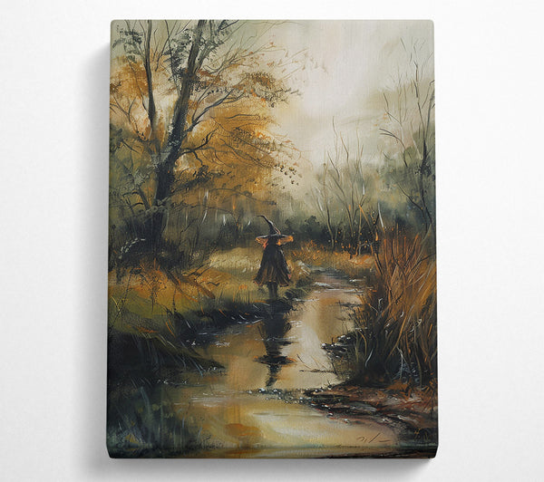  A Canvas Print of Golden Stream Witch Canvas Print