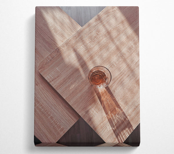  A Canvas Print of Golden Light & Shadow Canvas Wall Art