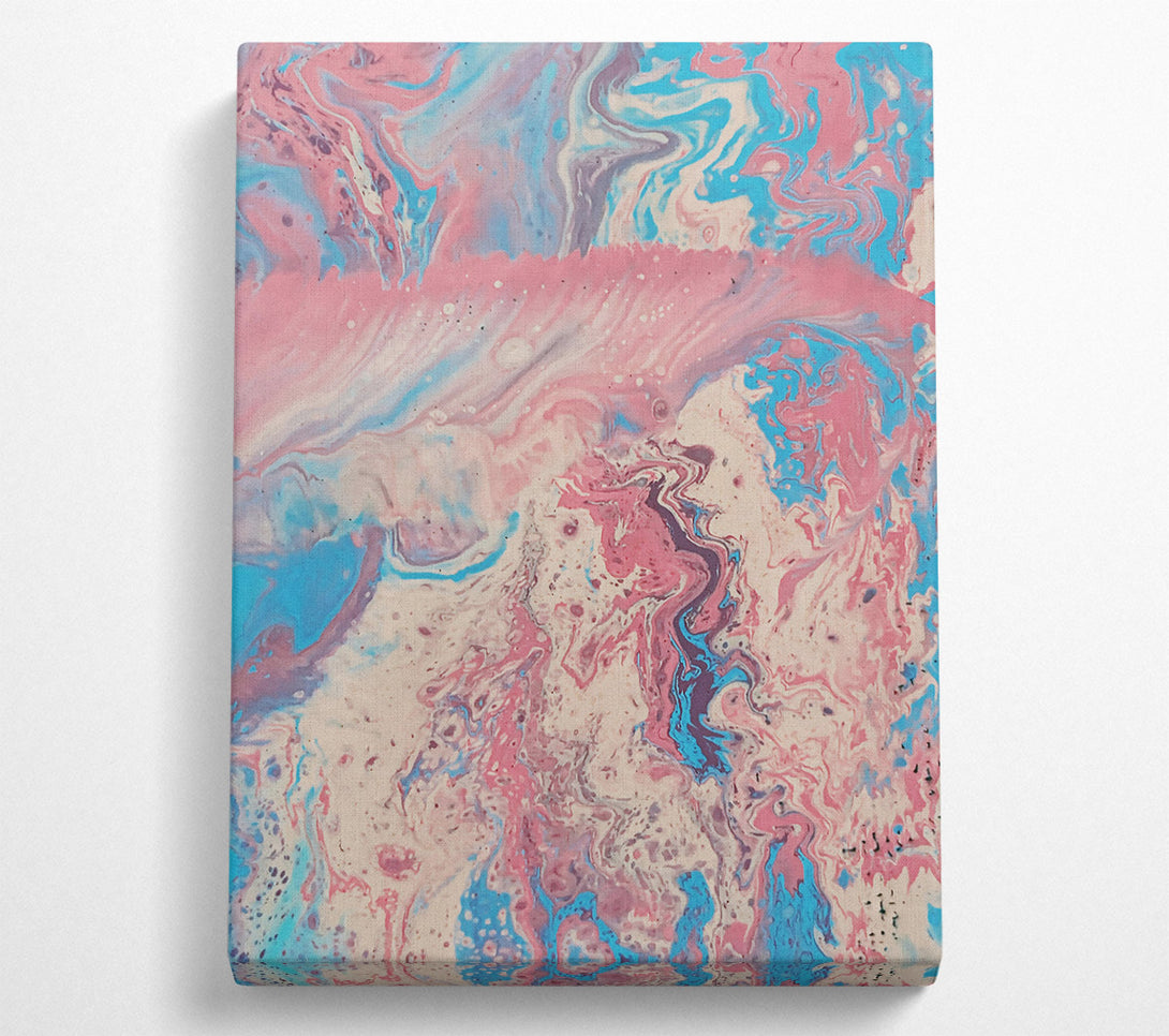  A Canvas Print of Pink Swirling Dreams Canvas Print