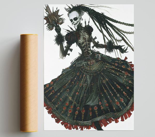 The Black And Red Queen. Print