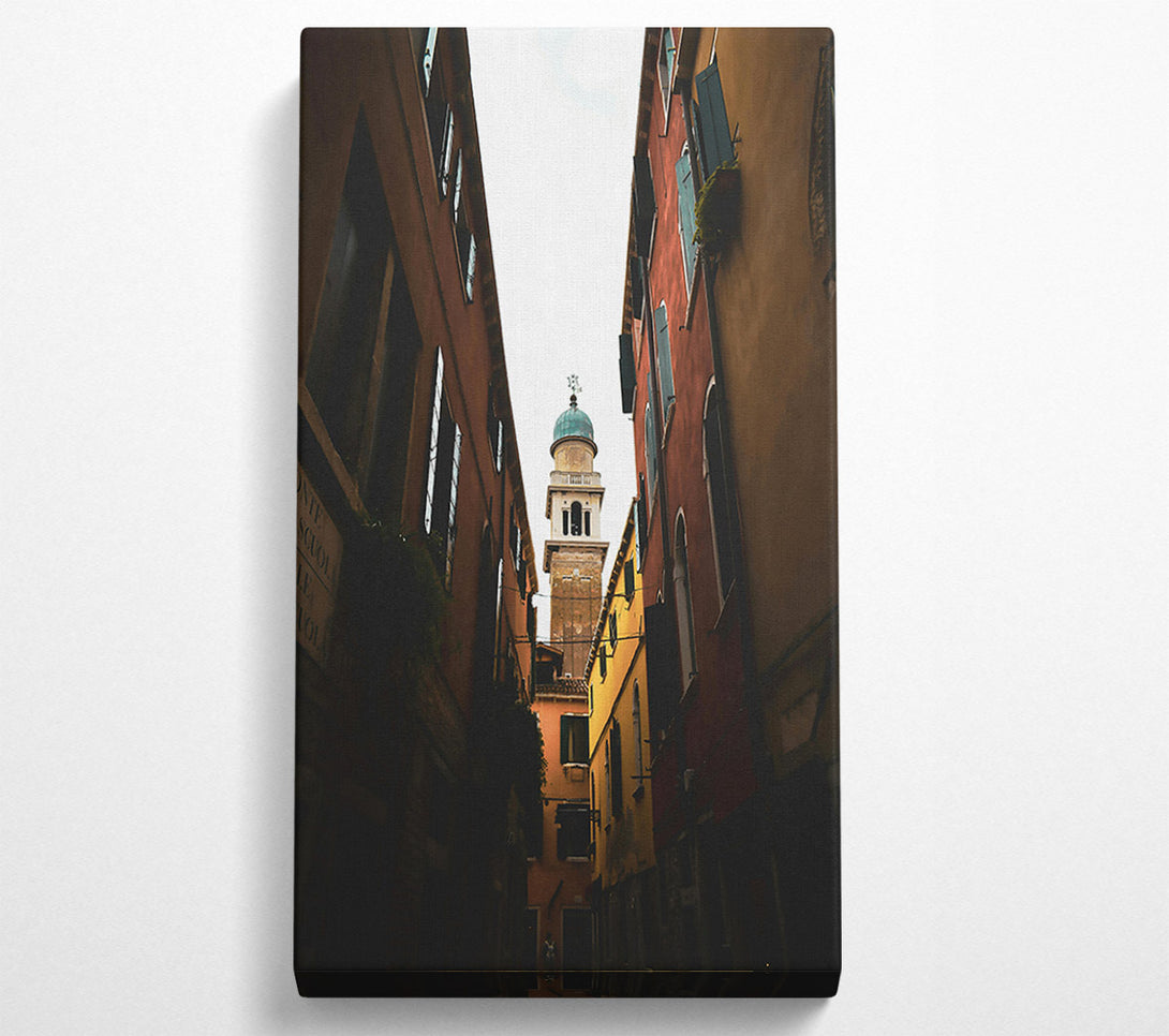  A Canvas Print of Orange Tower View Canvas Art