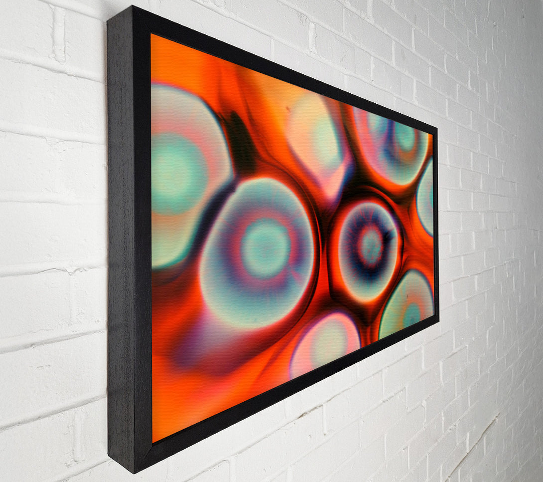  A Canvas Print of Orange And Blue Dreams Canvas Wall Art