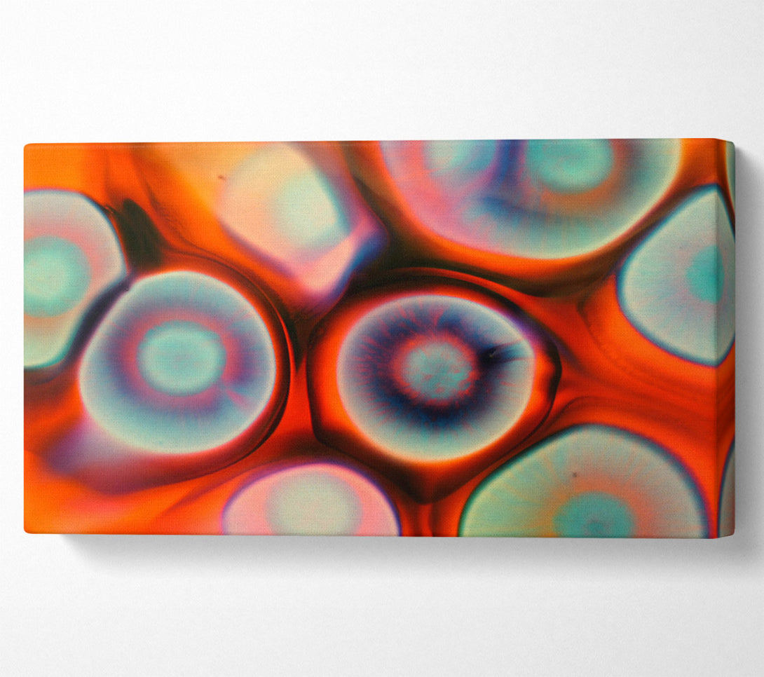  A Canvas Print of Orange And Blue Dreams Canvas Wall Art
