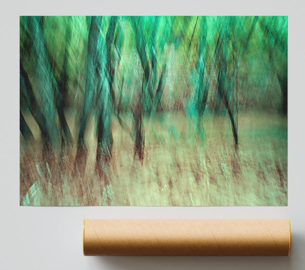 Emerald Forest Whispers Print