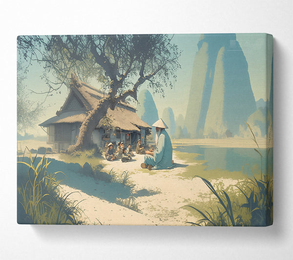  A Canvas Print of Blue Lessons Of The Sage Canvas Wall Art