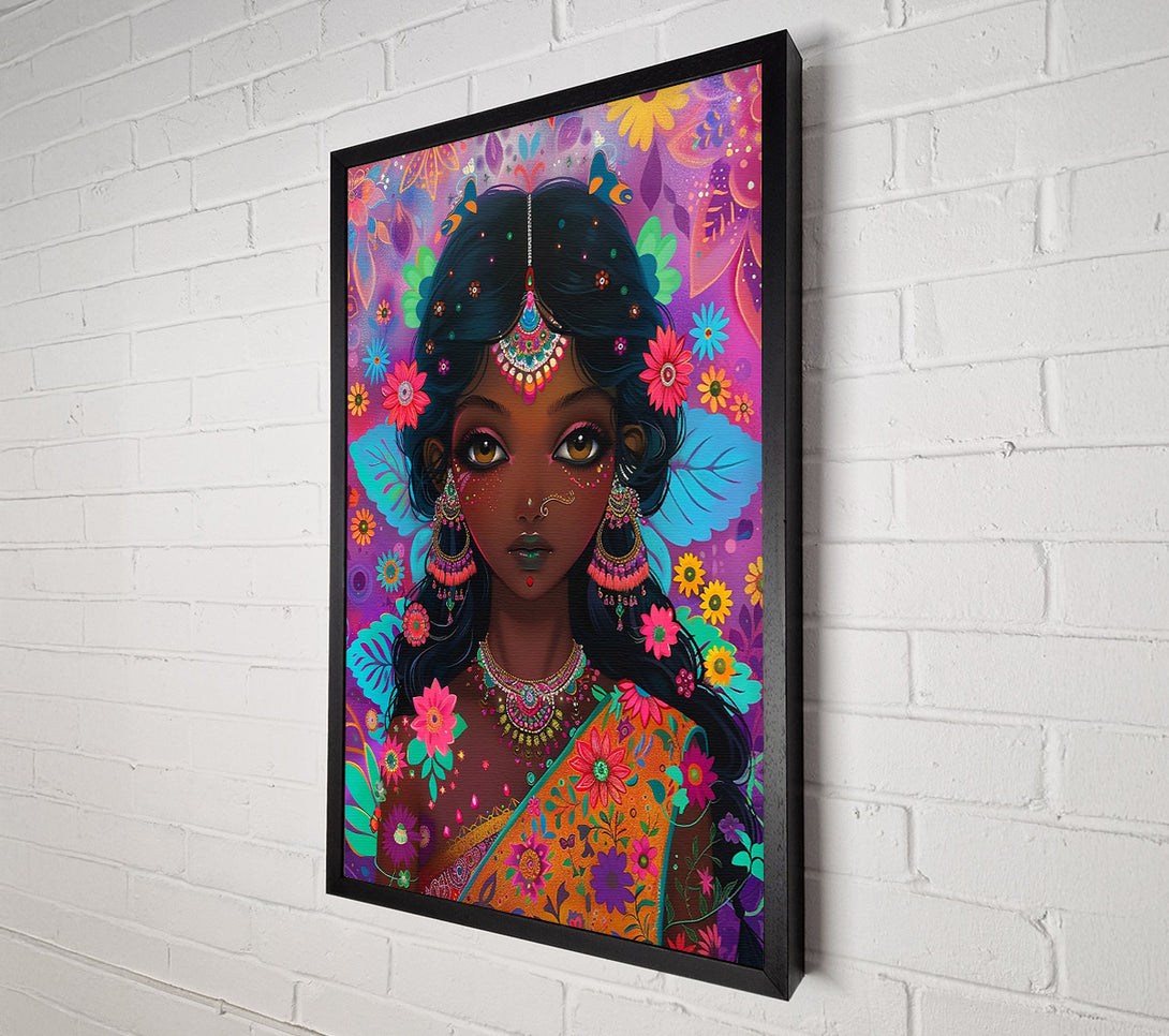  A Canvas Print of Golden Flower Bloom Canvas Print