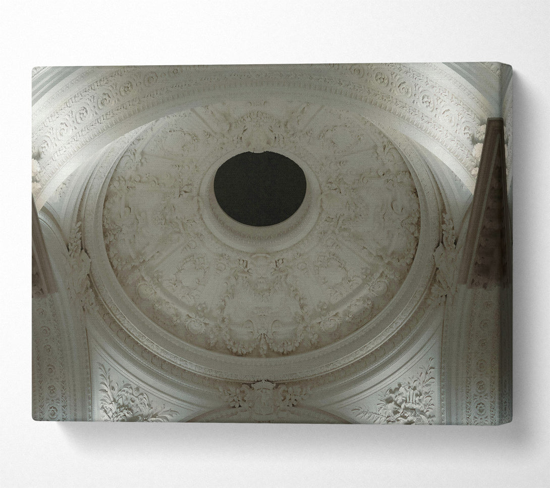  A Canvas Print of Ivory Ornate Dome Canvas Art