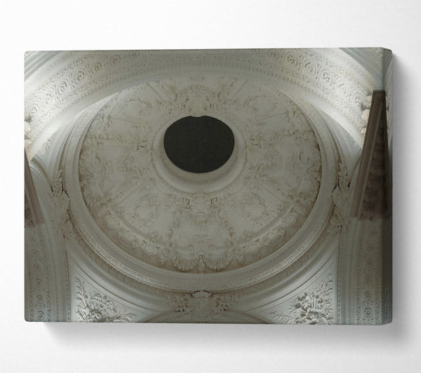  A Canvas Print of Ivory Ornate Dome Canvas Art