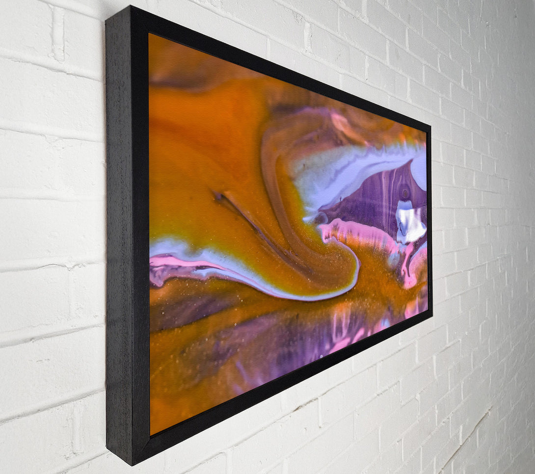  A Canvas Print of Golden Swirl Dreams Canvas Print