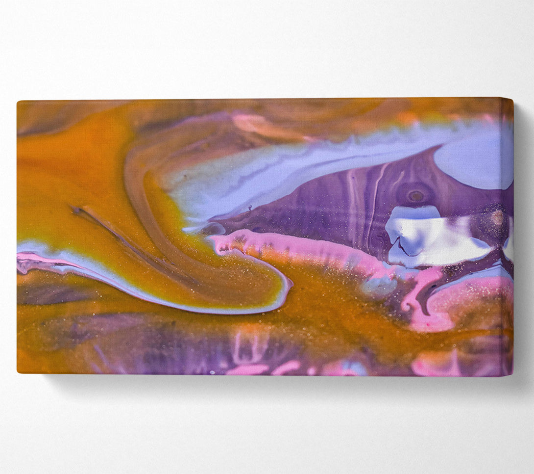  A Canvas Print of Golden Swirl Dreams Canvas Print