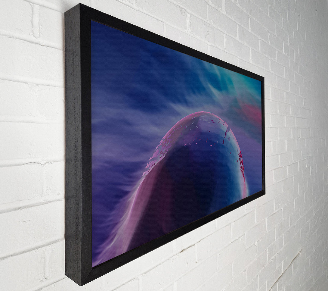  A Canvas Print of The Blue Nebula Canvas Print